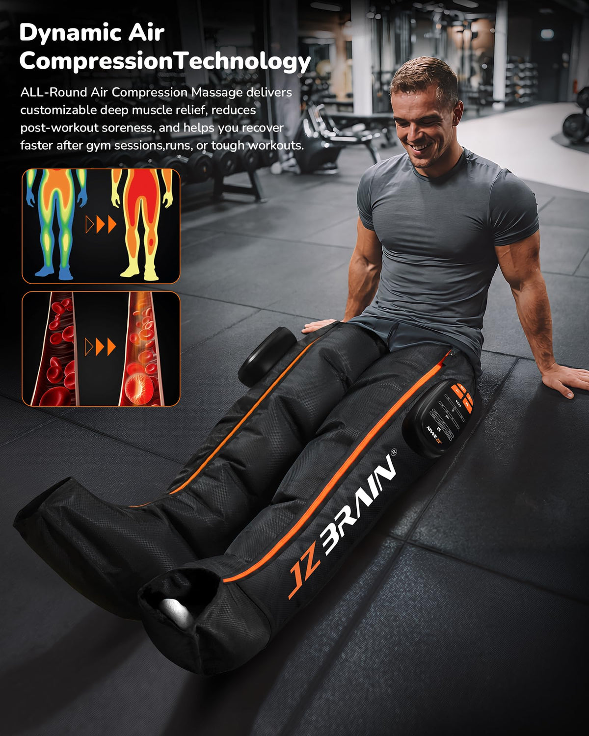 Cordless Rechargeable Leg Compression Boots L244