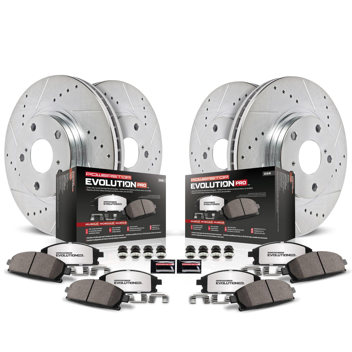 Brake Pad Rotor Kit Front Rear T79715