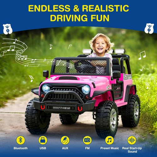 2 Seater 24V 4WD Kids Electric Car V571