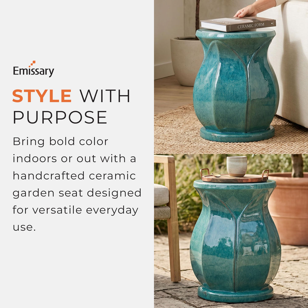 Teal Stool C85492