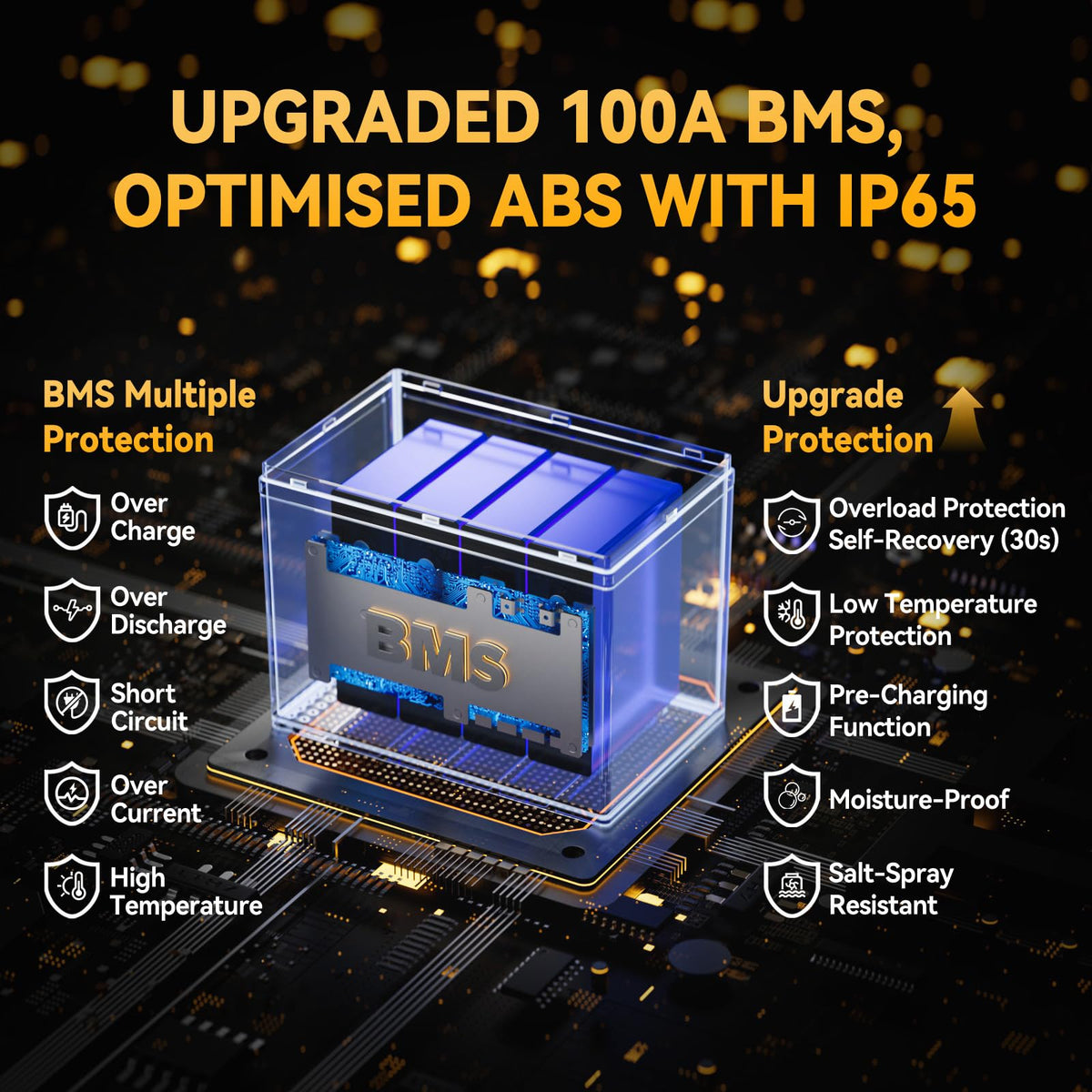 12V 100Ah LiFePO4 Lithium Battery R296