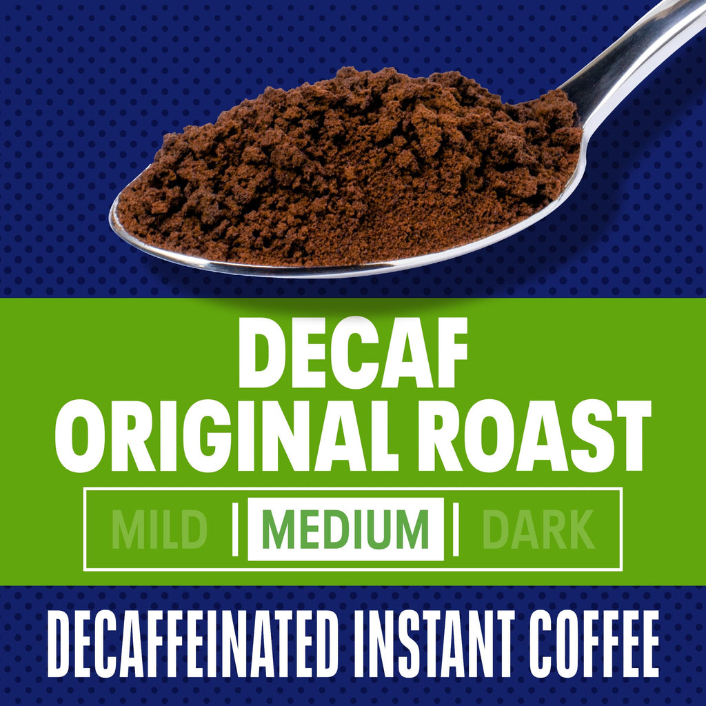 Instant Coffee, Original Roast Decaffeinated, 8 oz Jar D1925