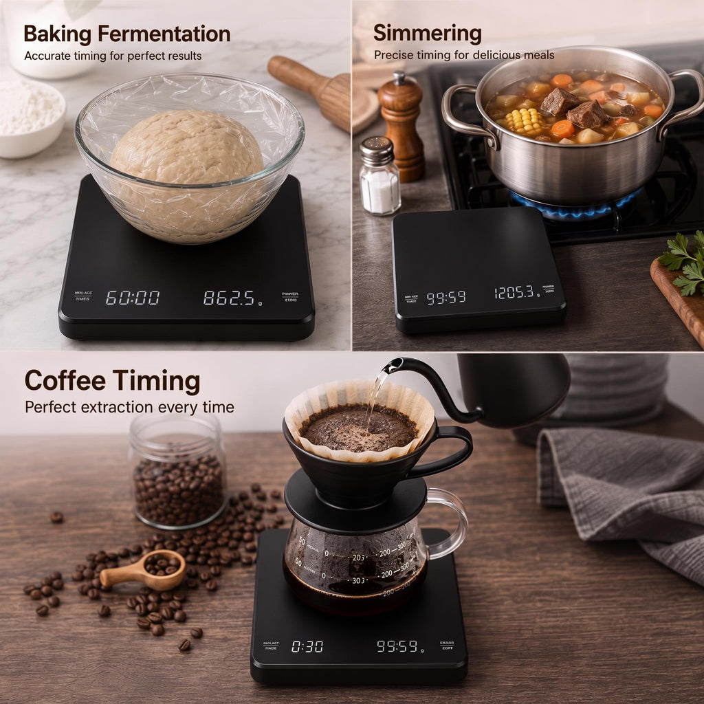 Rechargeable Digital Coffee Scale with Timer C587071
