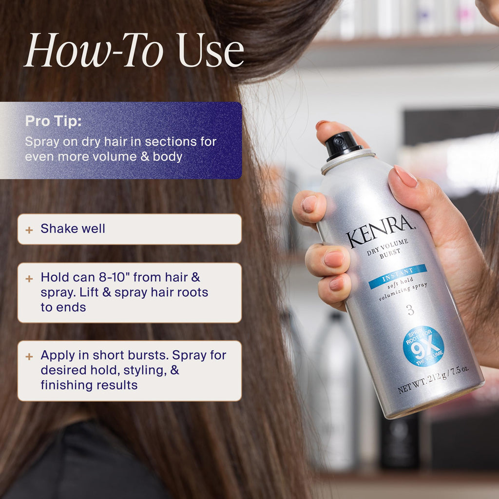 Instant Volume Hairspray Soft Hold Volumizing Spray B82833