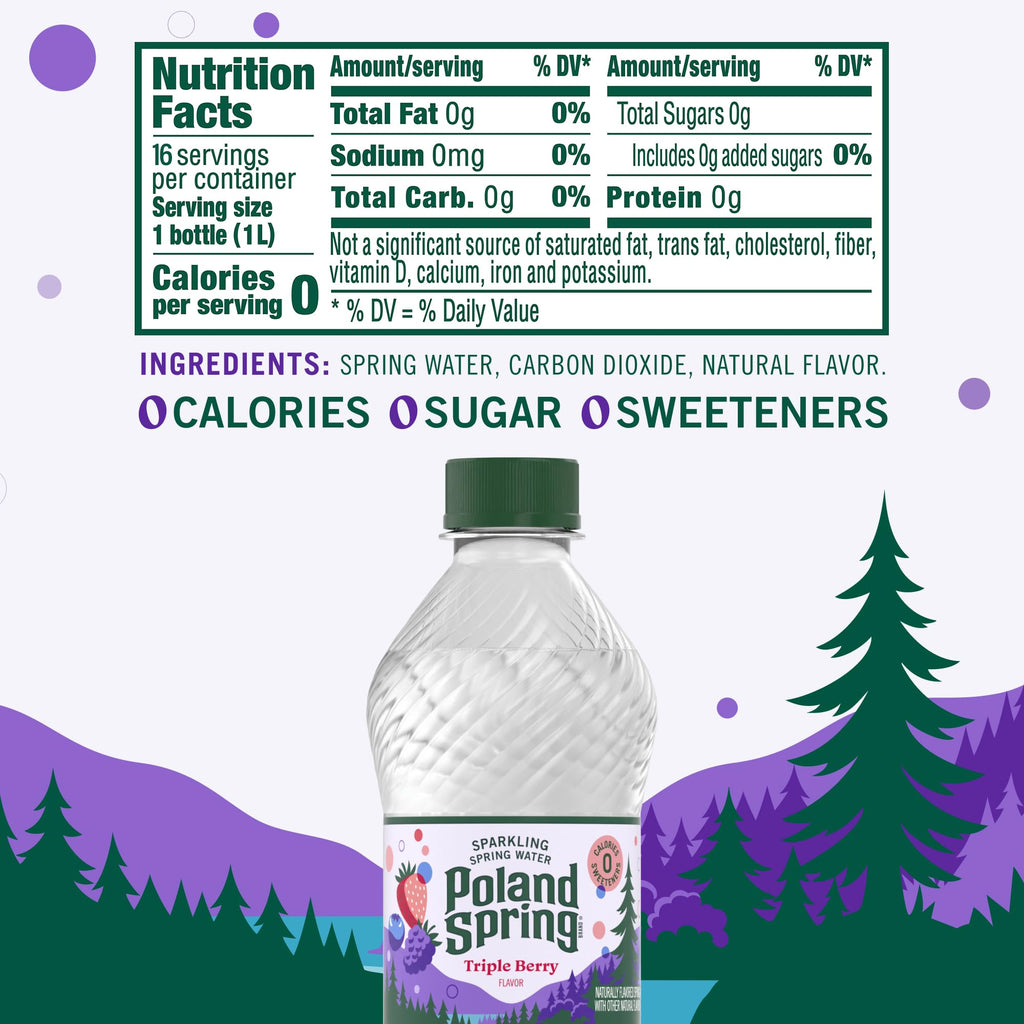 Sparkling Bottled Water 33.8 Fl Oz Z933397