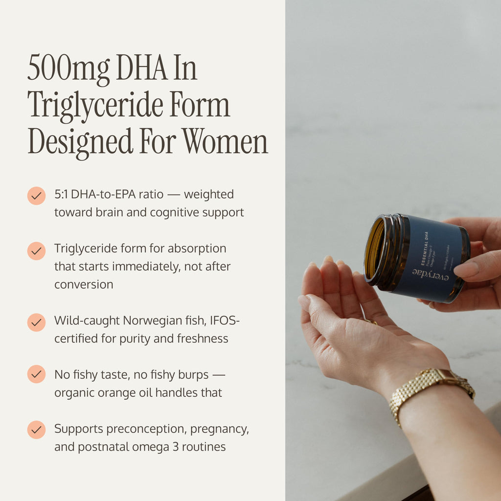 DHA Omega 3 Prenatal Postnatal Vitamins 60 Ct A34625