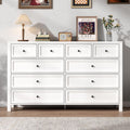 White 10 Drawers Dresser A381