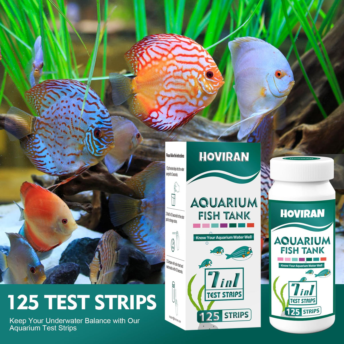 Aquarium Test Strips 125 Strips M412947