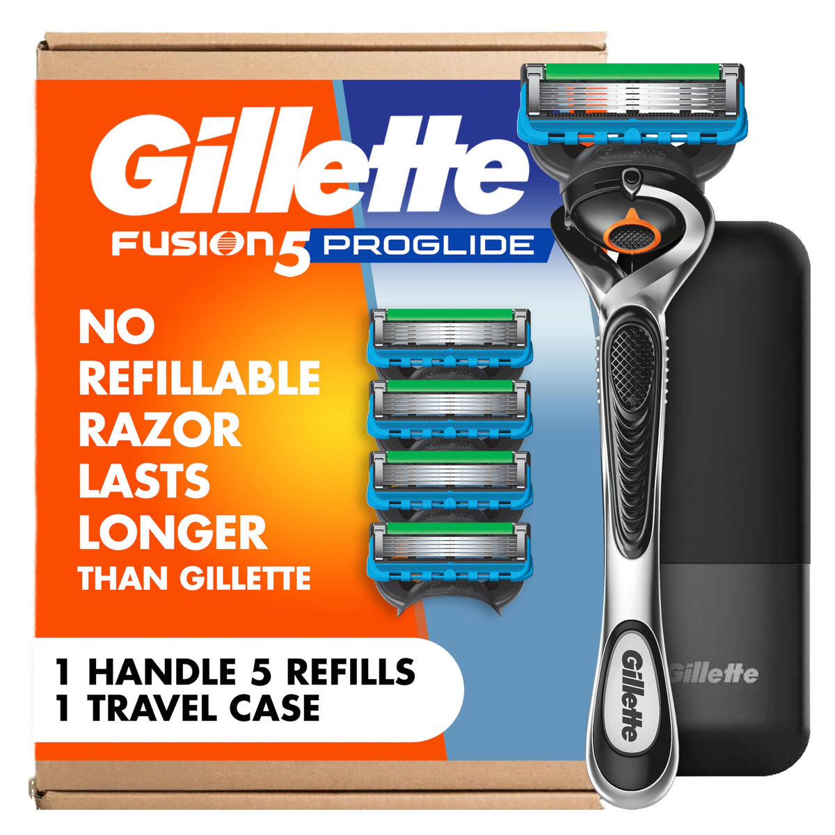 5-Blade Razor with Travel Case K153373