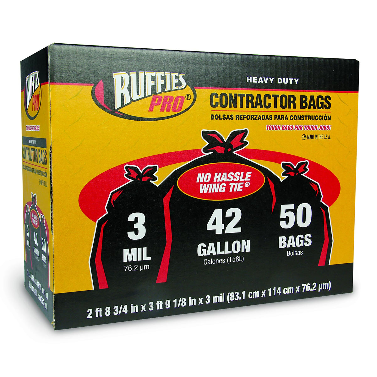 42-Gallon Heavy Duty Contractor Clean Up Bags P92181