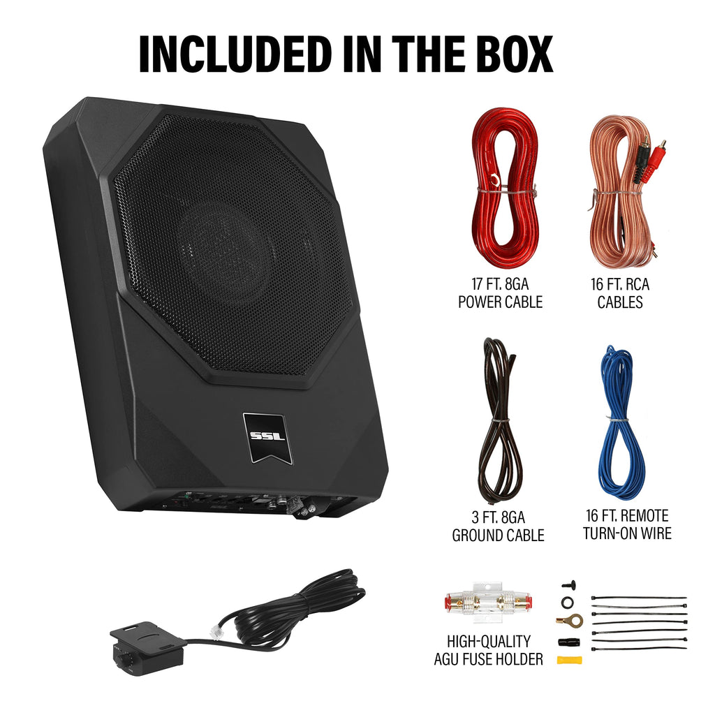 10 Inch Under Seat Car Subwoofer T321241