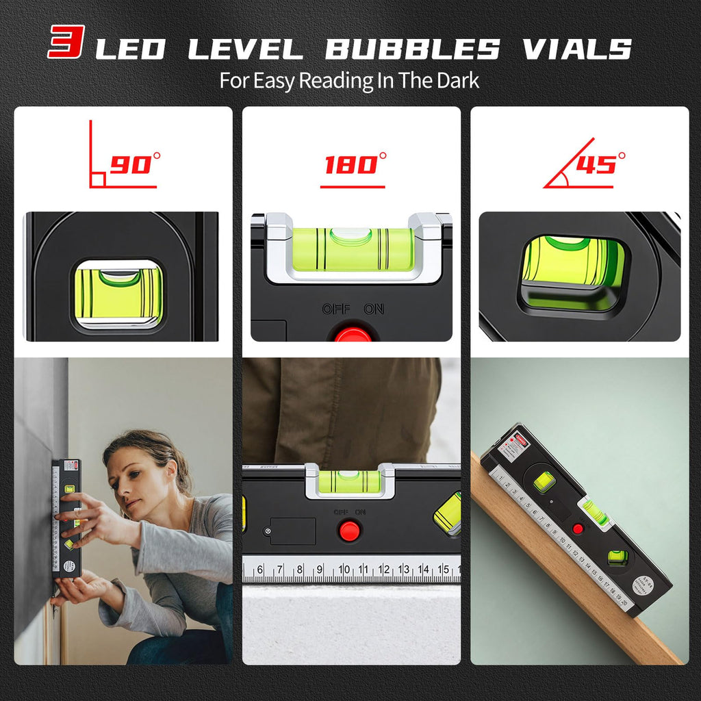 4-in-1 Laser Level with Tripod Magnetic F50186