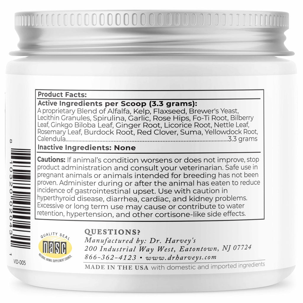 Herbal Supplement for Senior Dogs, 7 Oz H466