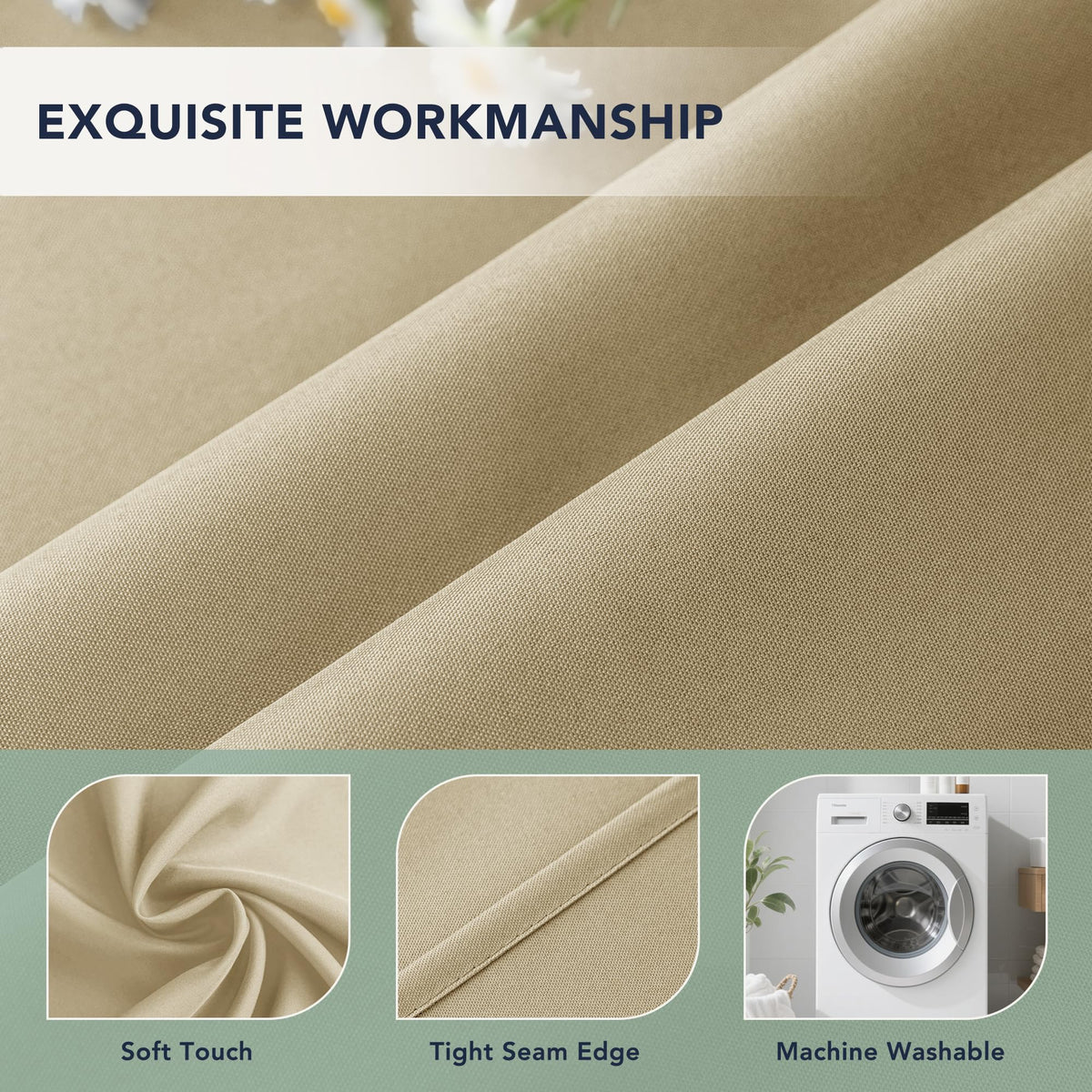 Waterproof Outdoor Curtains 6 Panels O43521