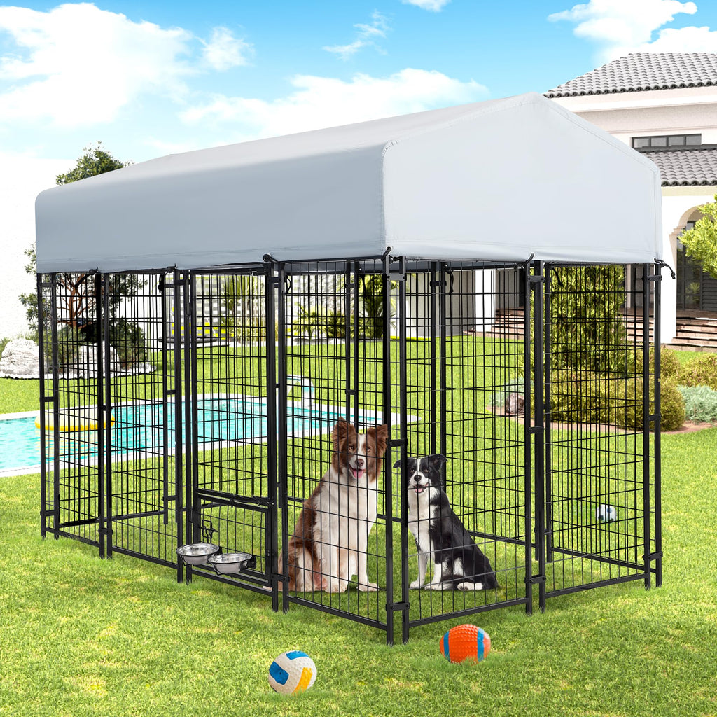 8x4x5.7 FT Outdoor Dog Kennel R57512