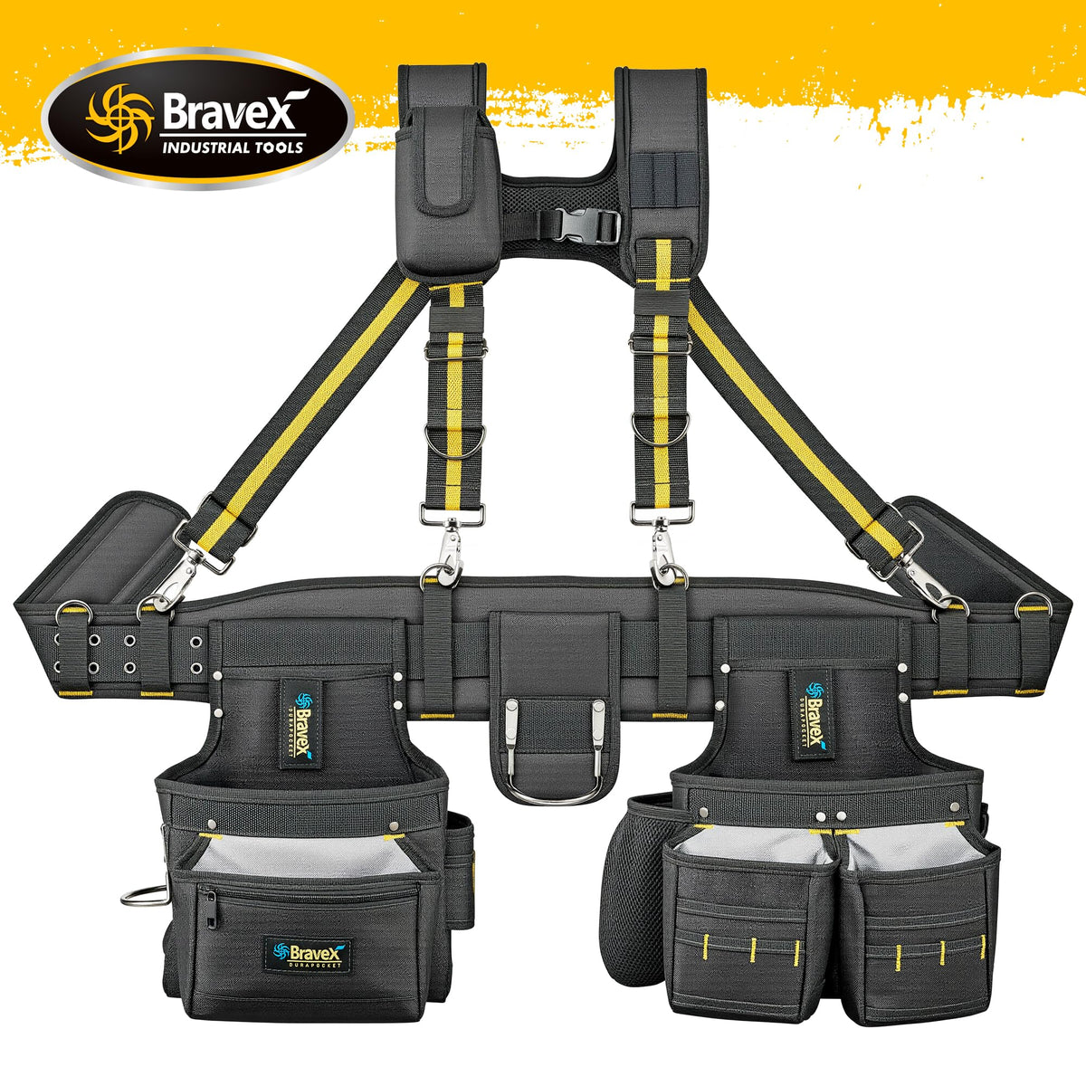 Tool Belt Suspenders 20 Bags 1200D Ballistic Nylon Z992